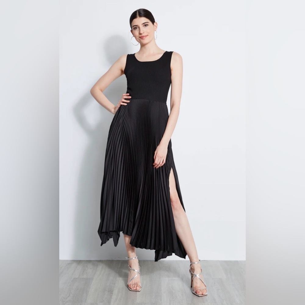 Elie Tahari Elegant Black Sleeveless Dress
